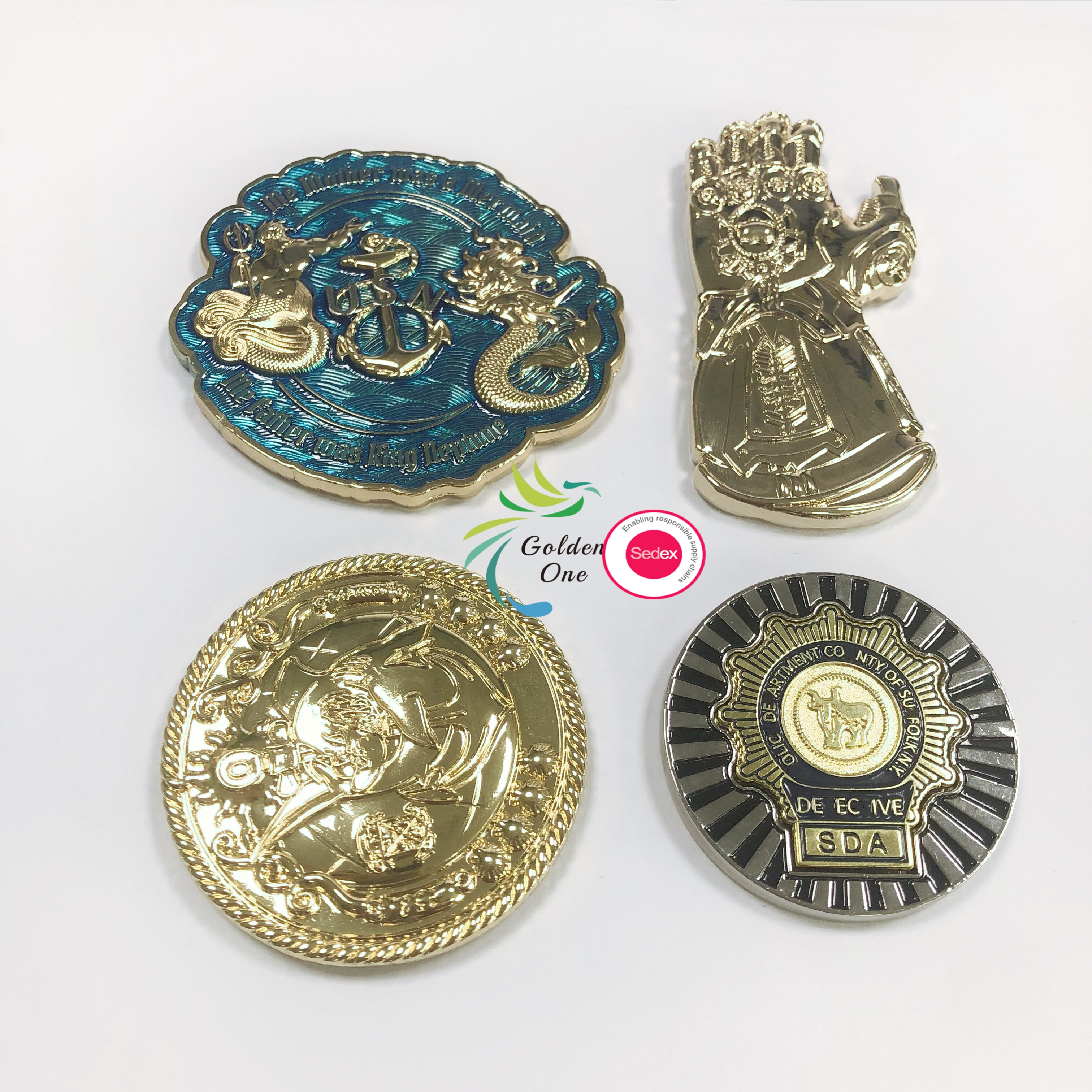 Blank Laser Engraving Coin Zinc Alloy Metal Challenge Coin Custom Design 3D 2D Enamel challenge Coin Collection for Souvenir