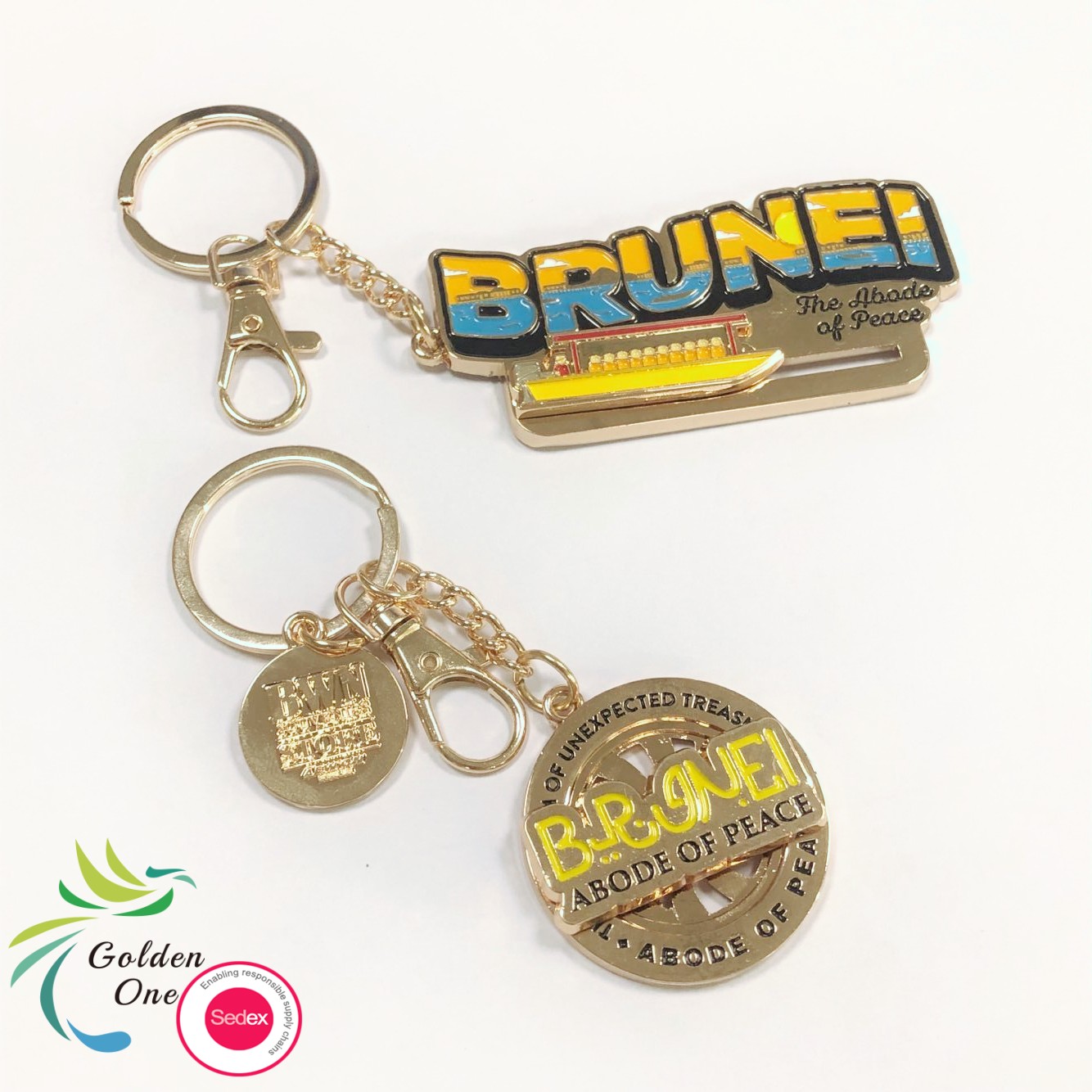 Factory Custom Shape Logo 2D 3D Enamel Key Chain Name Letter Zinc Alloy Die Cast Personalised Metal Keychain