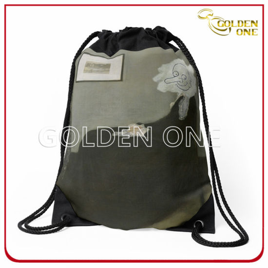 Fancy Style Multicolor Polyester Drawstring Bag