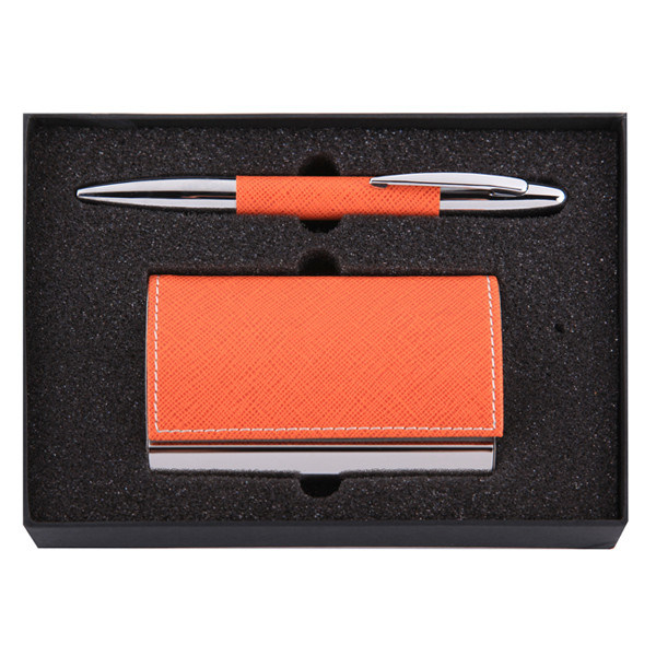 Conjunto de regalo de promoci&oacute;n de negocios de lujo de alta calidad con paquete de caja negra