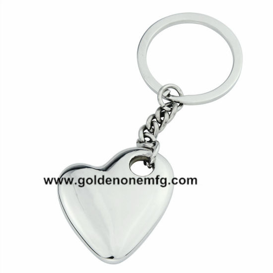 Enamel Starfish Shiny Nickel Metal Keyring for Promotion