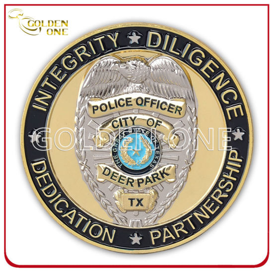Custom Government Agency Military Shiny Souvenir Enamel Challenge Coin