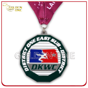 Inexpensive Custom Metal Running Medal Trophy