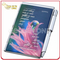 Hot Sale Pocket Anodized Aluminium Leather Notebook with Ball Pen