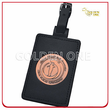Customized Design Promotion Gift PU Leather Luggage Tag