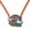 Good Quality Metal Antique Silver Custom Shape Casting Fill Colors Carnival Medal For Celebration Gift