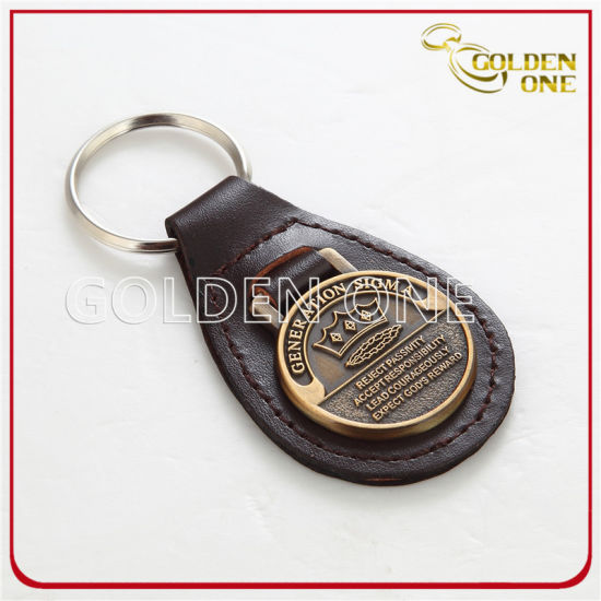 Newest Design Genuine Leather Keyholder for Promotion