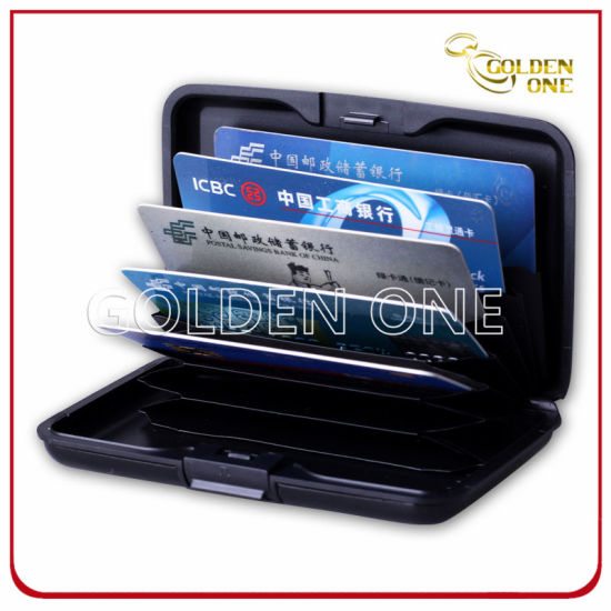 Factory Supply Anodized Sliver Finished Credit Card Case