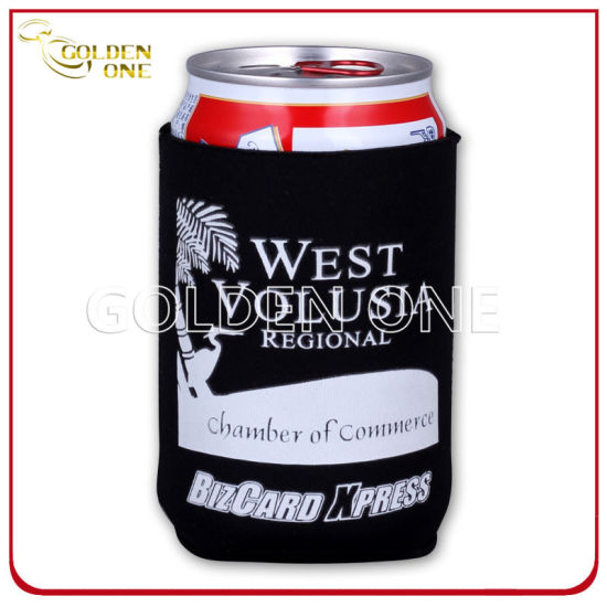 Promotion Gift Silk Screen Waterproof Stubby Can Cooler