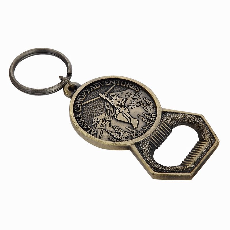 Gro&szlig;handel gestreut stahl personalisierte dekoration gravierte benutzerdefinierte logo emamel metall 3d flasche opener schl&uuml;ssel fob