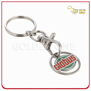 Personlized Custom Metal Stamped Soft Enamel Trolley Coin Keychain