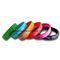 Personalized Style Rainbow Colour Silk Screen Silicone Bracelet