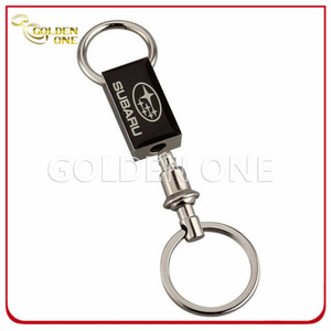 Custom Full Color Printed Pull Apart Metal Key Chain