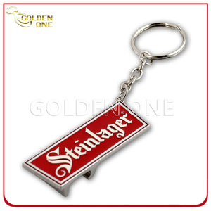 Customized Design Nickel Plated Metal Bottle Opener Key Chain