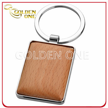 Give Away Cheap Assorted Design Engravable Wooden Key Chain