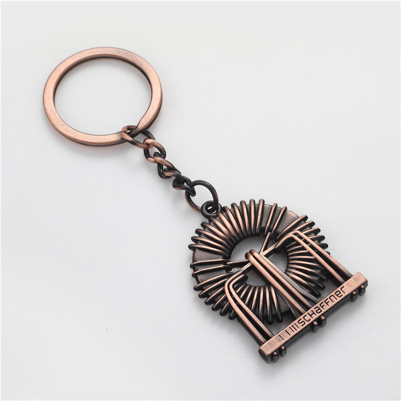 Antike Plattierung Werbegeschenk Custom Zinklegierung Keychain