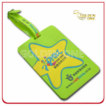 Professional Manufacturer Custom Made Embossed Soft PVC Luggage Tag