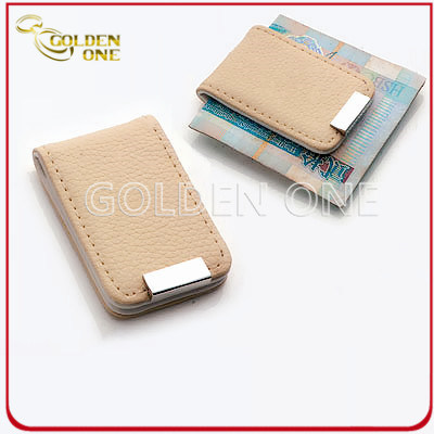 Promotion Gift Creative Design PU Leather Money Clip