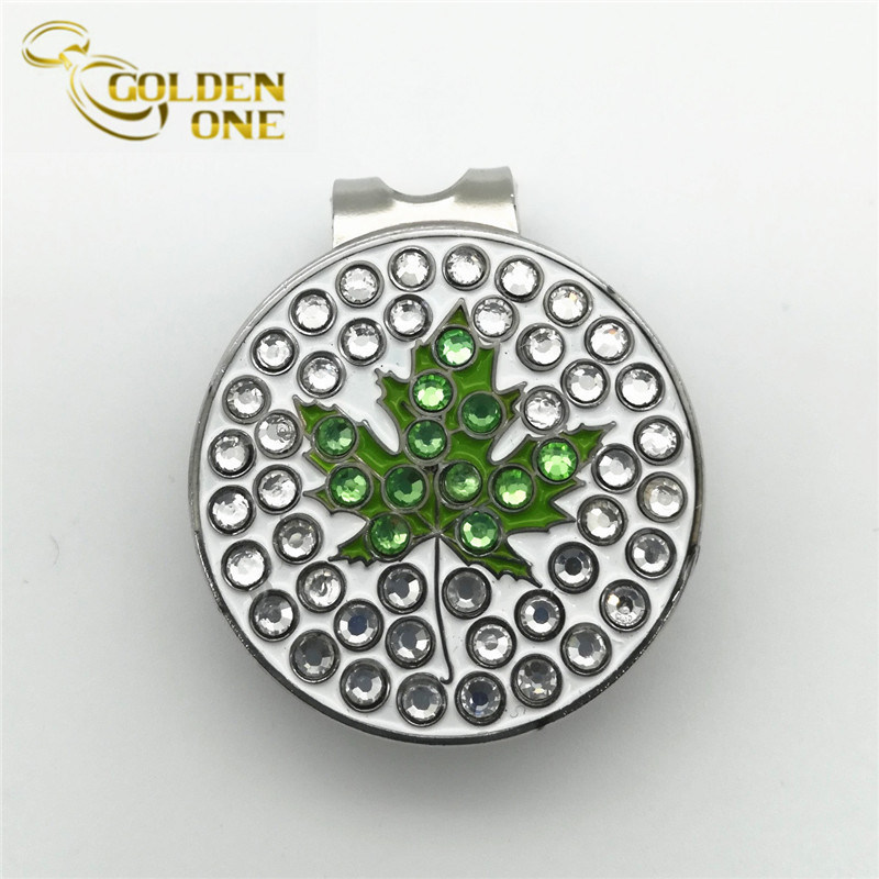 Neues Design benutzerdefinierte harte Emaille Golf-Hut-Clip