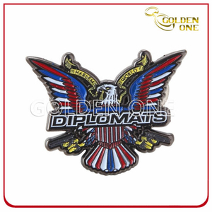 Custom Design Soft Emanel Eagle Pin Badge