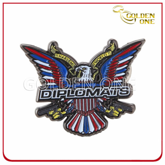 Custom Design Soft Emanel Eagle Pin Badge