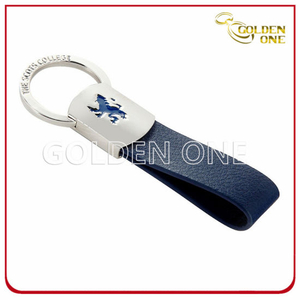 Fine Quality Blank Leather Keyring for Promotional Use