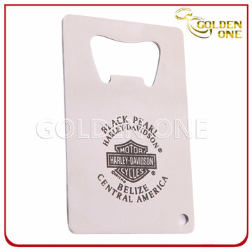 Credit Card Shape Stainless Steel Custom Printed Beer Bottle Opener