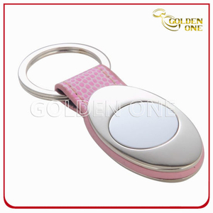 Well Design Good Quality Promotion PU Leather Key Ring
