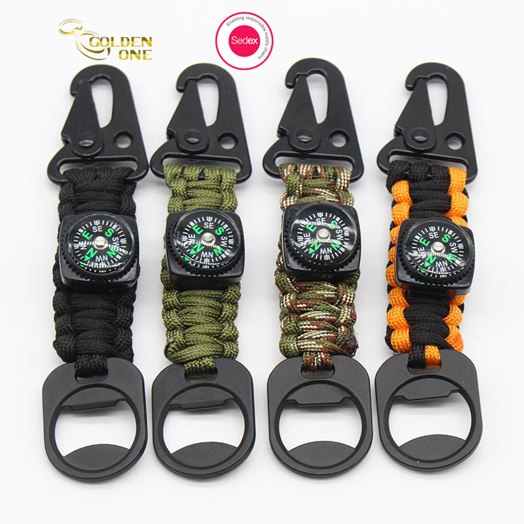 Clasp Rope Tactical Fire Starter Buckles Tools Paracord Best Survival Bracelet Outdoor Camping Rescue Paracord Bracelet