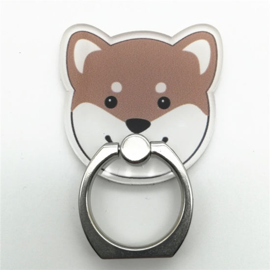 Custom Printing Logo Acrylic Mobile Phone Ring Holder