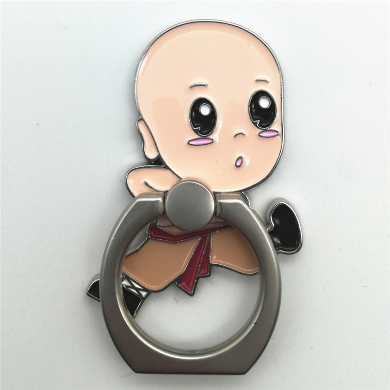 Soporte de anillo de tel&eacute;fono de esmalte del esmalte del metal del logotipo personalizado