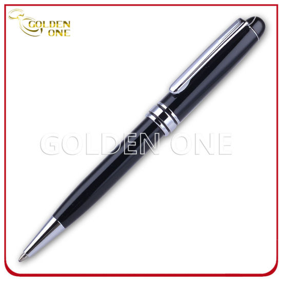 Advertising Promotional Click Ball Pen with Rubber Handle