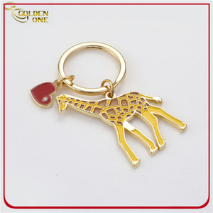 Customized Printed Sun&Beach Style Metal Keychain