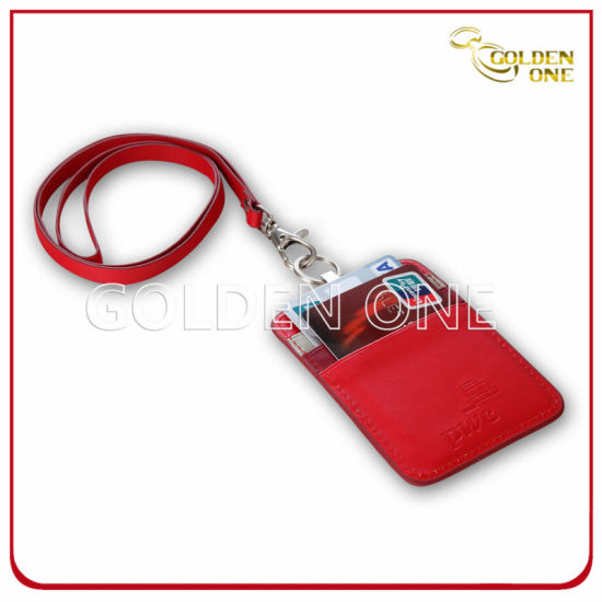 Customized Best Quality PU Leather ID Card Holder
