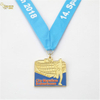 Custom Brass Stamped Running Medal for Charity