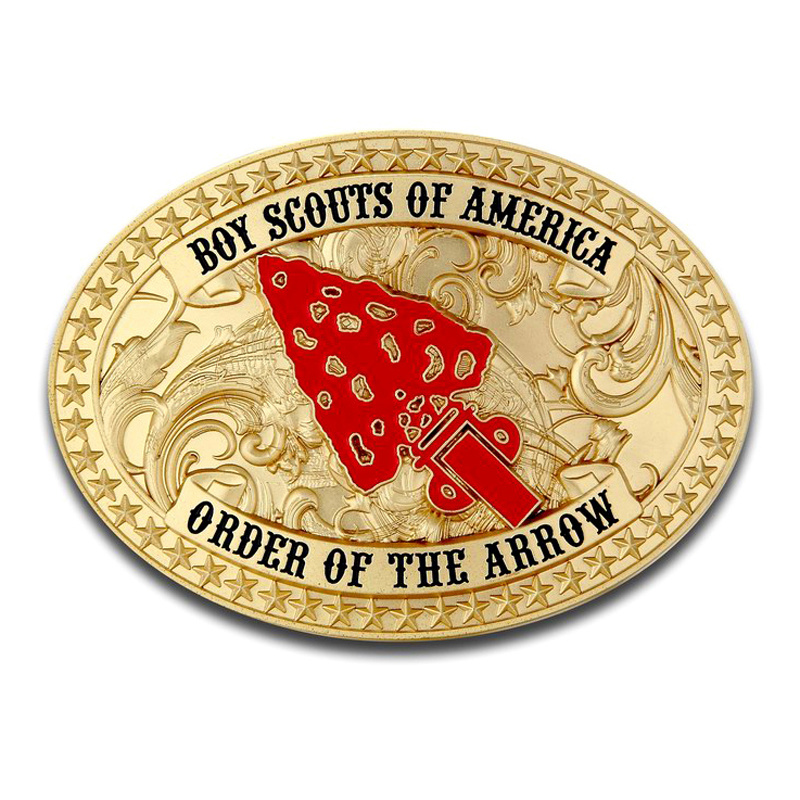 Accesorios de moda al por mayor Dise&ntilde;o personalizado Logotipo de souvenir Gift Esmalte 3D Militar Metal Hebilla