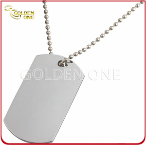Hot Selling Chrome Plated Printable Metal Dog Tag