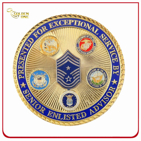 Personalize Custom Soft Enamel Artillery Souvenir Coin