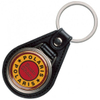 Custom Colorful Cheap Price Metal Key Chain with Leather