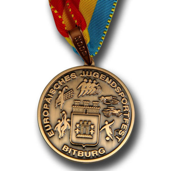 Custom Souvenir Use Silver Plated Medal