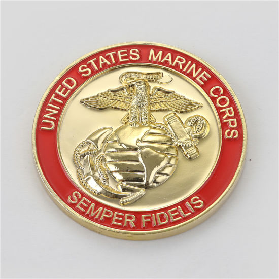 Custom 3D Logo Coast Guard Challenge Coin (CC01)