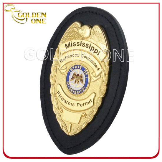 Gold Plated Police Badges Army Badges with High Quality