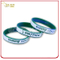 Lovely Design Silk Printed Finish Silicone Rubber Wristband