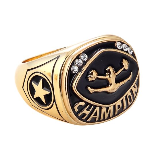 Custom Baseball League Replica Gold Championship Ring