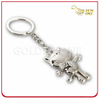 Fashion Design Shiny Nickel Plated Metal Promotion Keyring