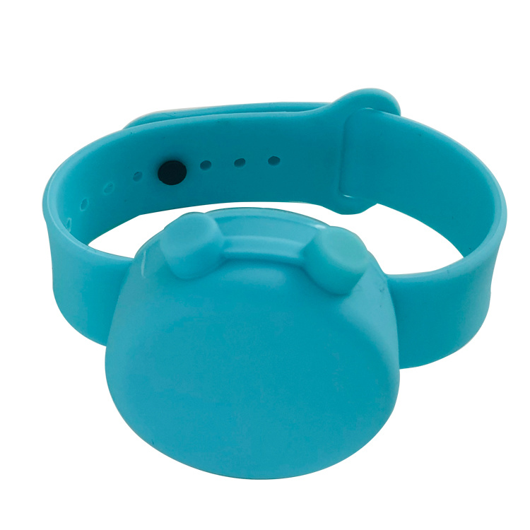 Pulsera de silicona para desinfectante a mano personalizada para regalos de promoci&oacute;n
