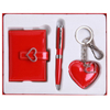 Fashion Leather Key Holder And Pen Gift Set