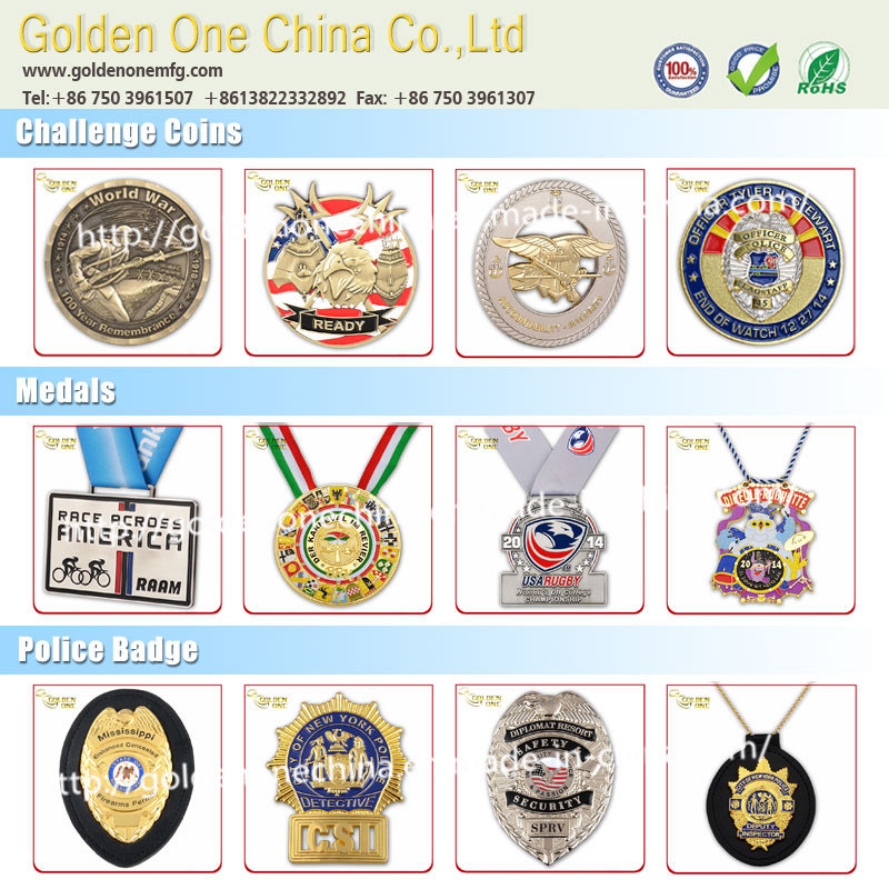 Medaille ohne Verschluss.