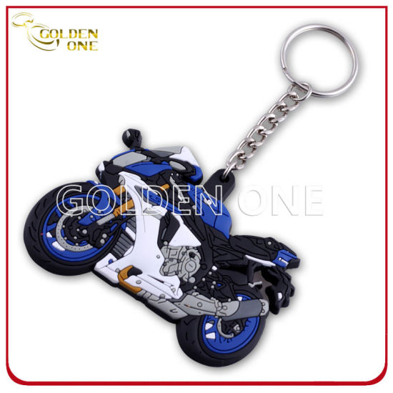 Hot Selling Inject Color Motorcycle PVC Keychain
