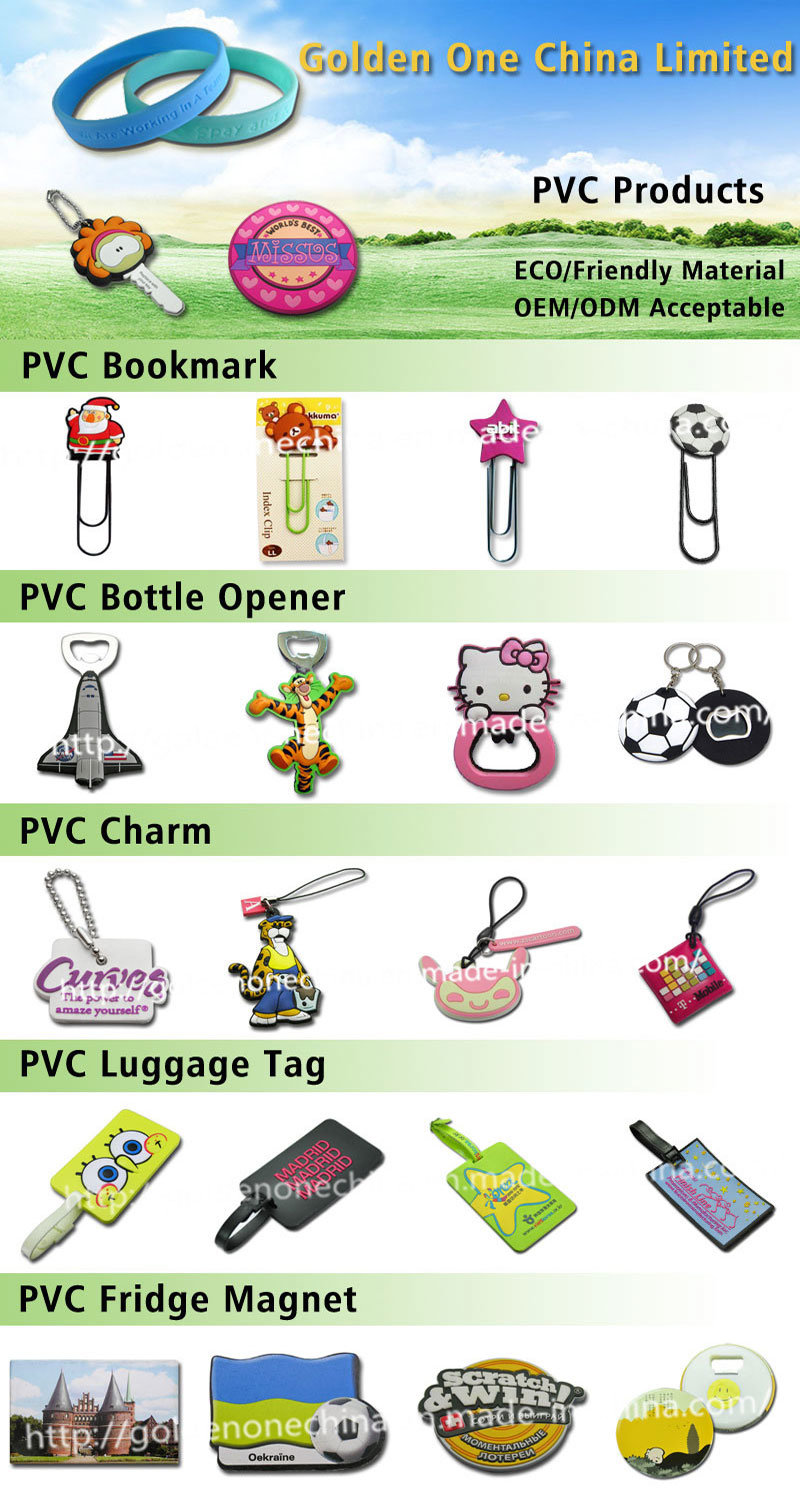 Hochwertiges g&uuml;nstiges kundenspezifisches weiches PVC-Silikon-Keychain